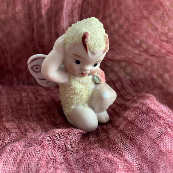 Vintage Sugar baby Porcelain Pixie Fairy Figurine Made in Japan - Picture 2 of 8